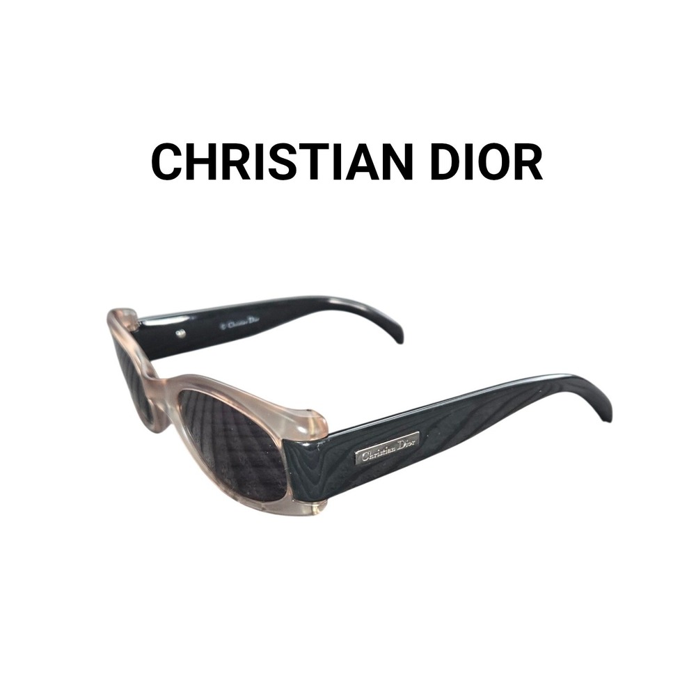 Vintage Christian Dior Manhattan 29G Sunglasses Black Champagne Made in Italy